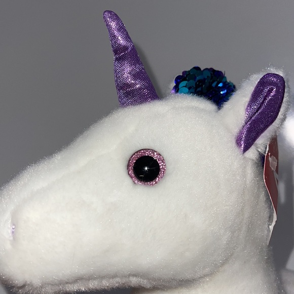 Purple unicorn stuffed animal - Picture 10 of 10